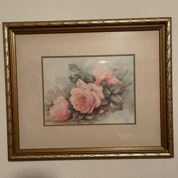 Sonie Ames Framed Rose Pictures - Picture 2 of 2